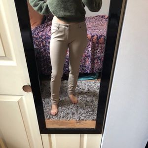 Straight leg khaki pants
